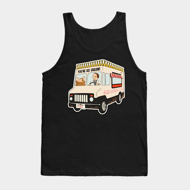 The Ice Cream Man Truck // Clint Howard Tank Top by darklordpug